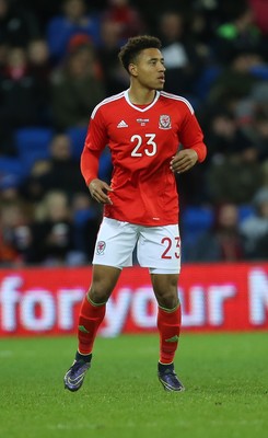 131115 - Wales v Netherlands, Vauxhall International Friendly - Adam Henley of Wales