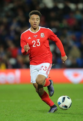 131115 - Wales v Netherlands, Vauxhall International Friendly - Adam Henley of Wales