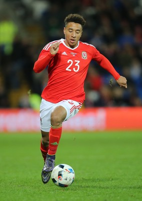 131115 - Wales v Netherlands, Vauxhall International Friendly - Adam Henley of Wales