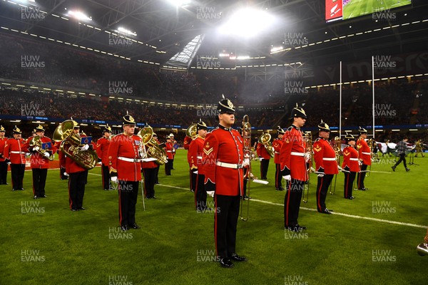 051122 - Wales v New Zealand - Autumn Nations Series - The Regimental Band and Corps of Drums of The Royal Welsh