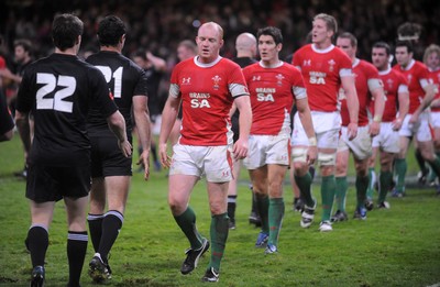 07.11.09 - Wales v New Zealand - Invesco Perpetual Series 2009 - Martyn Williams of Wales looks dejected at the end of the game. 
