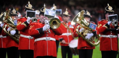 07.11.09 - Wales v New Zealand - Invesco Perpetual Series 2009 - Regimental Band of The Royal Welsh. 