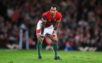 07.11.09 - Wales v New Zealand - Invesco Perpetual Series 2009 - Gareth Cooper of Wales. 