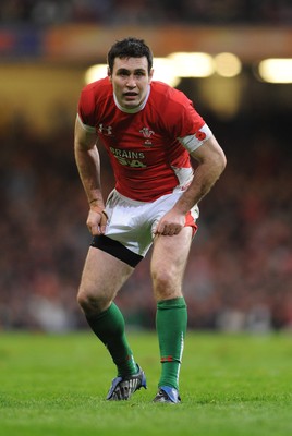 07.11.09 - Wales v New Zealand - Invesco Perpetual Series 2009 - Stephen Jones of Wales. 