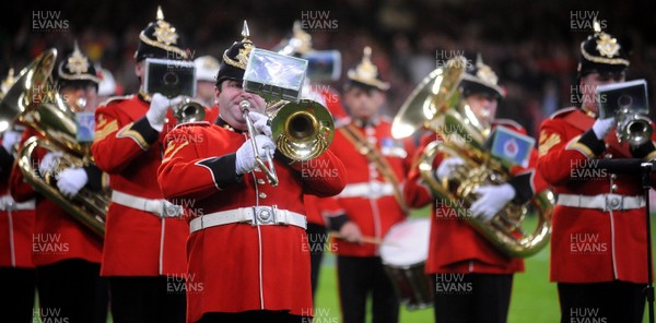 07.11.09 - Wales v New Zealand - Invesco Perpetual Series 2009 - Regimental Band of The Royal Welsh. 