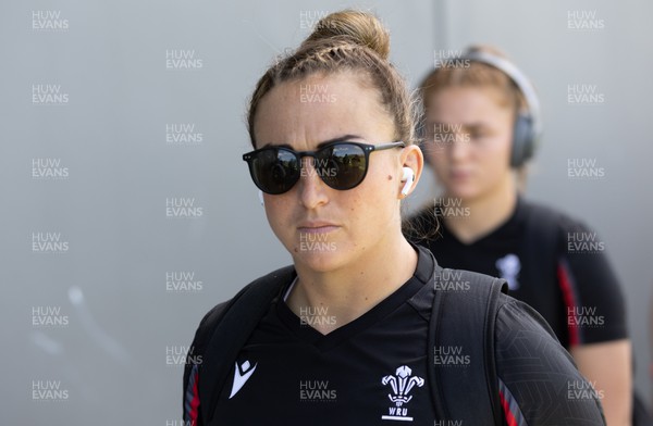 161022 - Wales v New Zealand, Women’s Rugby World Cup 2021, Pool A - Wales captain Siwan Lillicrap arrives at Waitakere Stadium ahead of their match against New Zealand