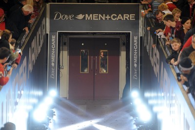 221114 - Wales v New Zealand All Blacks - Dove Men Care -Tunnel branding