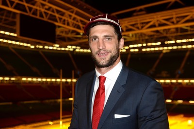 221114 - Wales v New Zealand All Blacks - Dove Men Care -Luke Charteris with his 50th cap