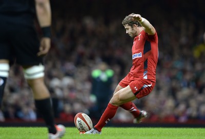 221114 - Wales v New Zealand All Blacks - Dove Men Care -Leigh Halfpenny of Wales