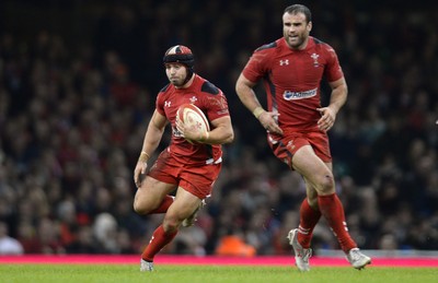 221114 - Wales v New Zealand All Blacks - Dove Men Care -Leigh Halfpenny of Wales