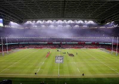 221114 - Wales v New Zealand - Dove Men+Care Series - New Zealand perform the Haka