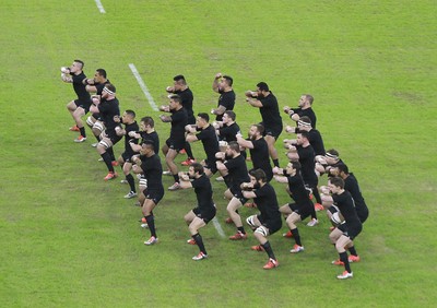 221114 - Wales v New Zealand - Dove Men+Care Series -  New Zealand applauds perform The Haka