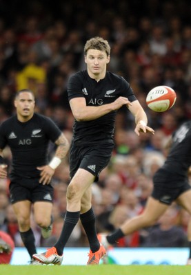 221114 - Wales v New Zealand - Dove Men+Care Series - Beauden Barrett of New Zealand