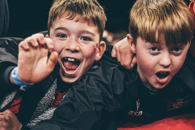 221125 - Wales v New Zealand - Quilter Nations Series - Wales Fans inside the stadium during the game 