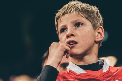 221125 - Wales v New Zealand - Quilter Nations Series - Wales Fans inside the stadium during the game 