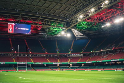 221125 - Wales v New Zealand - Quilter Nations Series - General view of Principality Stadium before the game