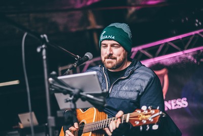221125 - Wales v New Zealand - Quilter Nations Series - Fans in the fan zone ahead of the game 