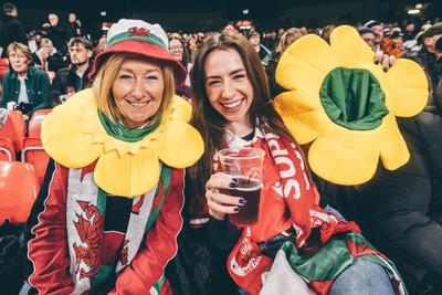 221125 - Wales v New Zealand - Quilter Nations Series - Fans inside the stadium ahead of the game 