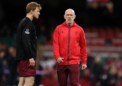 221125 - Wales v New Zealand All Blacks - Quilter Nations Series - Wales Head Coach Steve Tandy 