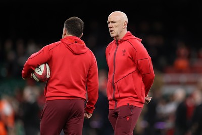 221125 - Wales v New Zealand All Blacks - Quilter Nations Series - Wales Head Coach Steve Tandy 