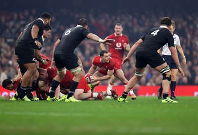 221125 - Wales v New Zealand All Blacks - Quilter Nations Series - Tomos Williams of Wales 