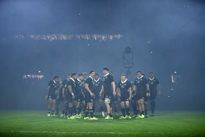 221125 - Wales v New Zealand All Blacks - Quilter Nations Series - All Blacks perform the haka