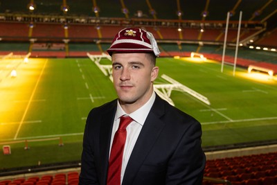 221125 - Wales v New Zealand All Blacks - Quilter Nations Series - New Cap Morgan Morse of Wales 