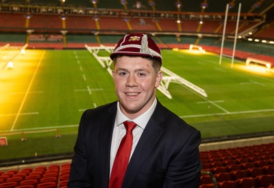 221125 - Wales v New Zealand All Blacks - Quilter Nations Series - New cap Brodie Coghlan of Wales 