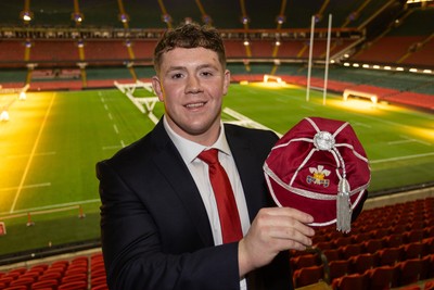 221125 - Wales v New Zealand All Blacks - Quilter Nations Series - New cap Brodie Coghlan of Wales 
