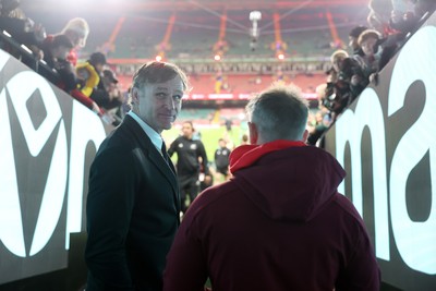221125 - Wales v New Zealand All Blacks - Quilter Nations Series - New Zealand All Blacks Head Coach Scott Robertson 