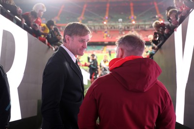 221125 - Wales v New Zealand All Blacks - Quilter Nations Series - New Zealand All Blacks Head Coach Scott Robertson 