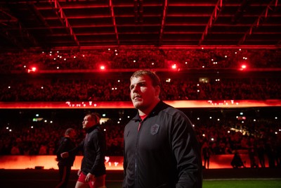 221125 - Wales v New Zealand All Blacks - Quilter Nations Series - Archie Griffin of Wales 