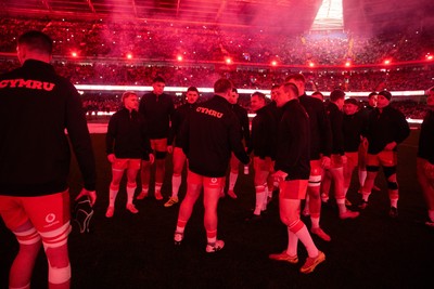 221125 - Wales v New Zealand All Blacks - Quilter Nations Series - Wales pre anthem