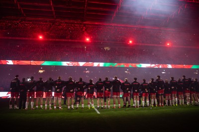 221125 - Wales v New Zealand All Blacks - Quilter Nations Series - Wales anthem