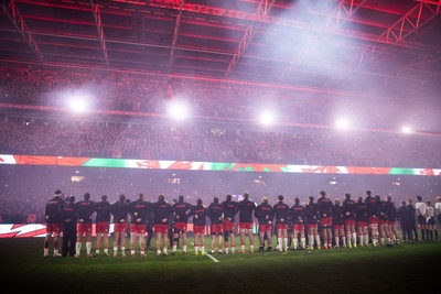 221125 - Wales v New Zealand All Blacks - Quilter Nations Series - Wales anthem