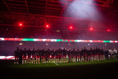 221125 - Wales v New Zealand All Blacks - Quilter Nations Series - Wales anthem