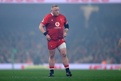 221125 - Wales v New Zealand All Blacks - Quilter Nations Series - Keiron Assiratti of Wales 