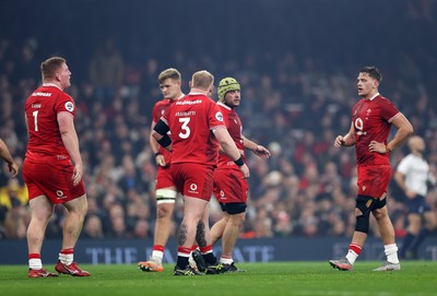 221125 - Wales v New Zealand All Blacks - Quilter Nations Series - Keiron Assiratti of Wales 