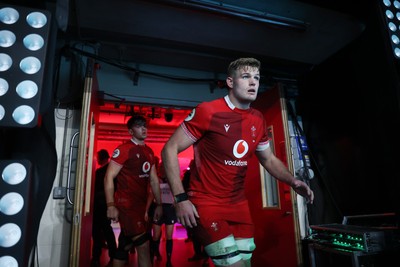 221125 - Wales v New Zealand All Blacks - Quilter Nations Series - Taine Plumtree of Wales 