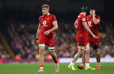 221125 - Wales v New Zealand All Blacks - Quilter Nations Series - Taine Plumtree of Wales 