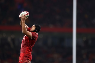 221125 - Wales v New Zealand All Blacks - Quilter Nations Series - Dafydd Jenkins of Wales 
