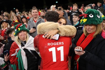 221125 - Wales v New Zealand All Blacks - Quilter Nations Series - Tom Rogers of Wales 