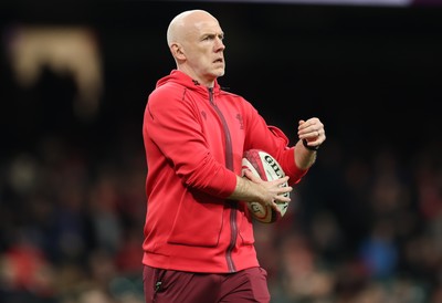 221125 - Wales v New Zealand, Quilter Nations Series - Wales head coach Steve Tandy