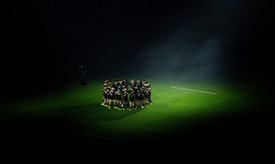 221125 - Wales v New Zealand, Quilter Nations Series - The New Zealand All Blacks perform the Haka