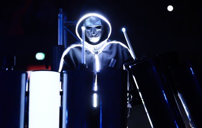 221125 - Wales v New Zealand, Quilter Nations Series -The Stickmen Project perform at half time