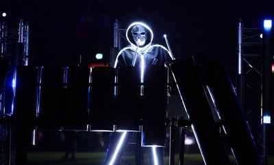 221125 - Wales v New Zealand, Quilter Nations Series -The Stickmen Project perform at half time