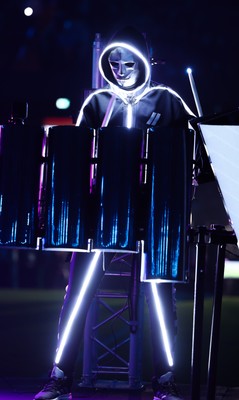 221125 - Wales v New Zealand, Quilter Nations Series -The Stickmen Project perform at half time