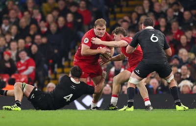 221125 - Wales v New Zealand, Quilter Nations Series - Archie Griffin of Wales