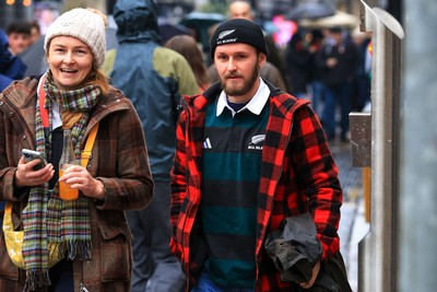 221125 - Wales v New Zealand - Quilter Nations Series - New Zealand fans before todays game 