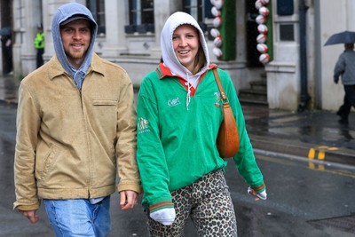 221125 - Wales v New Zealand - Quilter Nations Series - Wales fans before todays game